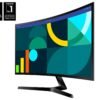 09f6f60b-9aa5-4a4b-b64d-8d516a65a409.jpg Samsung - 27" S3 (S36GD) LED FHD 100Hz Curved Monitor (HDMI, D-sub) - Black