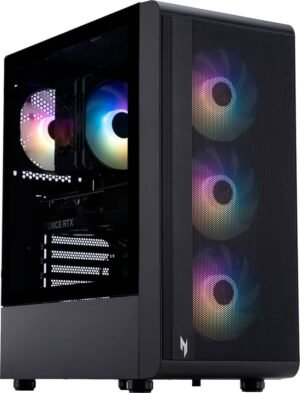 0d50e74f-5661-40d8-b5bf-81c662685695.jpg Acer - Nitro 60 Gaming Desktop - Intel Core i7-14700F - 32GB DDR5 Memory - NVIDIA GeForce RTX 5070 - 1TB SSD - Black