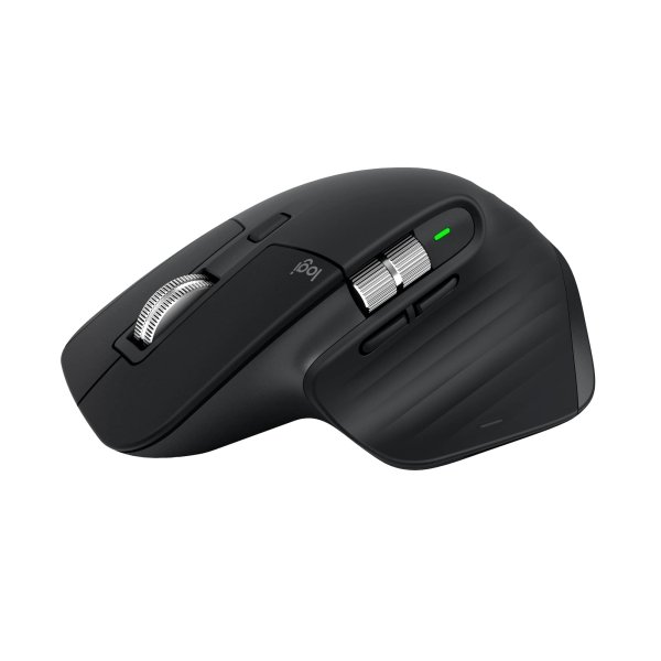 Logitech - MX Master 3S Bluetooth Edition Performance Wireless Optical Mouse with Ultra-fast Scrolling and Quiet Clicks - Wireless - Black