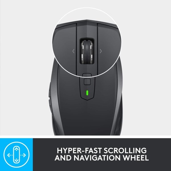 15aca677-05f7-4e6f-8f15-3d442d2ada5a.jpg Logitech - MX Anywhere 2S Bluetooth Edition Wireless Laser Mouse with Hyper-Fast Scrolling - Wireless - Graphite