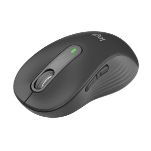 Logitech - Signature M650 L Full-size Wireless Optical Scroll Mouse with Silent Clicks - Wireless - Graphite