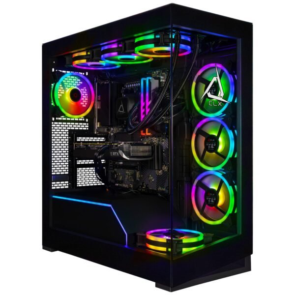 23ac5bf2-06bd-4b45-9799-87ea63f41421.jpg CLX - Horus Gaming Desktop - AMD Ryzen 9 9950X - 96GB DDR5 5600 Memory - GeForce RTX 5090 - 2TB NVMe M.2 SSD - 8TB HDD - Black