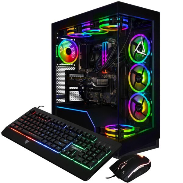 2718e142-983a-4a58-9759-0dc75338fa40.jpg CLX - Horus Gaming Desktop - AMD Ryzen 9 9950X - 96GB DDR5 5600 Memory - GeForce RTX 5090 - 2TB NVMe M.2 SSD - 8TB HDD - Black
