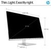 3d0ed5b2-5d23-487e-ab97-58d24f976ea6.jpg HP - 27" IPS LED FHD 100Hz Monitor with Adjustable Height (HDMI, VGA) - Silver & Black
