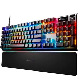 43bb951a-e76b-4688-8e58-4e4dfa8c4857.jpg SteelSeries - Apex Pro Gen 3 Full Size Wired Mechanical OmniPoint Adjustable Gaming Keyboard with Rapid Tap - Black