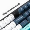 4997e889-928e-480b-b5e3-0a91423ee314.jpg Keychron - Q6 Max 100% Custom Wireless RGB Mechanical Keyboard with Programmable QMK/VIA Hot-Swappable Brown Switch - Black
