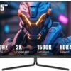 58900af2-652b-48ae-84b3-7705f961e735.jpg Titan-army - 31.5” Curved Gaming Monitor, IPS 1ms 240Hz 2K QHD FreeSync 95% DCI-P3 w/ HDR400 (DisplayPort, HDMI) - Black