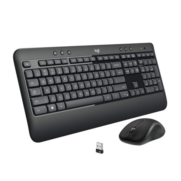 6215118_sd.jpg Logitech - MK540 Full-size Advanced Wireless Membrane Keyboard and Mouse Combo for PC - Black