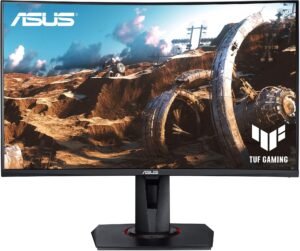 6540559_sd.jpg ASUS - TUF Gaming 27" Curved FHD 240Hz 1ms FreeSync Premium Gaming Monitor w/ HDR and Height Adjust (DisplayPort, HDMI) - Black