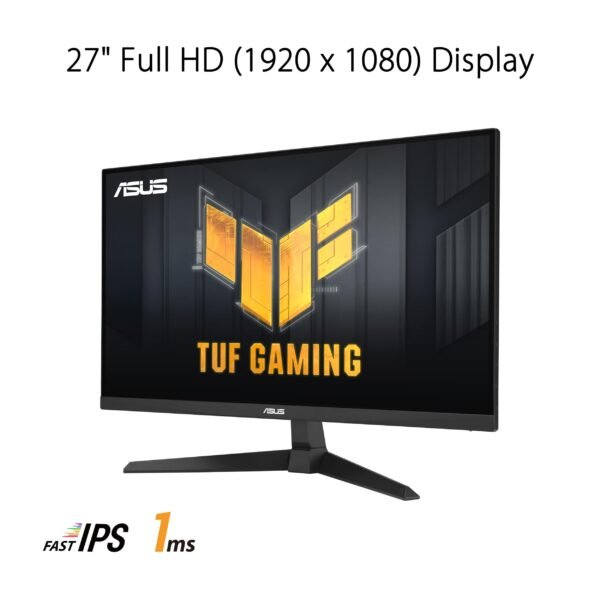 ASUS - TUF Gaming 27" IPS FHD 1080P 180Hz 1ms FreeSync Premium Gaming Monitor (DisplayPort, HDMI) - Black