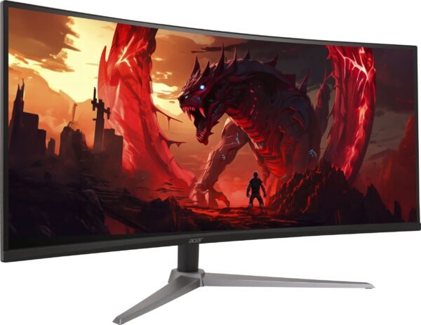 6573613_rd.jpg Acer - Nitro Gaming 34” Curved QHD 180Hz 1ms FreeSync Premium Gaming Monitor (DisplayPort, HDMI) - Black