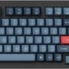 Keychron - V5 Max 96% Custom Wireless RGB Mechanical Keyboard with Programmable QMK/VIA Hot-Swappable Red Switch - Black