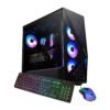 iBUYPOWER - Slate Gaming Desktop PC - AMD Ryzen 7 9800X3D, AMD Radeon RX 9070XT 16GB, 32GB DDR5 RGB,2TB NVMe SSD - Black