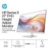 818be41d-da4b-4a9c-b2ca-783843b2ac08.jpg HP - 27" IPS LED FHD 100Hz Monitor with Adjustable Height (HDMI, VGA) - Silver & Black