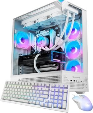 8591403e-a7e5-4044-905e-1b82aa94e00f.jpg iBUYPOWER - Element Pro Gaming Desktop PC-AMD Ryzen 7 9800X3D, NVIDIA GeForce RTX 5070Ti 16GB, 32GB DDR5 RGB,2TB SSD - White