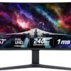 8cf286e4-a41f-4605-9d06-b9fa9450529f.jpg Samsung - 57" Odyssey Neo G9 Dual 4K UHD Quantum Mini-LED 240Hz 1ms HDR 1000 Curved Gaming Monitor (HDMI