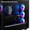 iBUYPOWER - Slate Gaming Desktop PC - AMD Ryzen 7 9800X3D, AMD Radeon RX 9070XT 16GB, 32GB DDR5 RGB,2TB NVMe SSD - Black