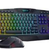 REDRAGON - S101-4 Programmable Gaming Keyboard and Mouse Combo Set, RGB Backlit, 5 Macro Record Keys, US Layout and 7200DPI Mouse - Black