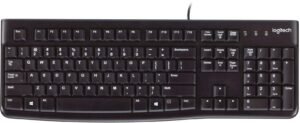 a588d446-5678-40ae-86b8-1f15e0026e66.jpg Logitech - K120 Full-size Wired Membrane Keyboard for PC with Spill-Resistant Design - Black