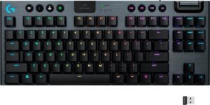 b5efd26c-f360-4501-9ddd-133cf753b425.jpg Logitech - G915 LIGHTSPEED TKL Wireless Mechanical GL Tactile Switch Gaming Keyboard with RGB Backlighting - Black
