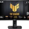 ASUS - TUF Gaming 27" Curved FHD 240Hz 1ms FreeSync Premium Gaming Monitor w/ HDR and Height Adjust (DisplayPort, HDMI) - Black