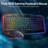 REDRAGON - S101-4 Programmable Gaming Keyboard and Mouse Combo Set, RGB Backlit, 5 Macro Record Keys, US Layout and 7200DPI Mouse - Black