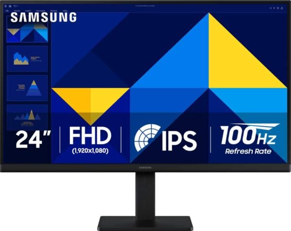 dcafff5e-5f51-48f4-9166-88ed801adf08.jpg Samsung - 24" S3 (S30GD) IPS LED FHD 100Hz Monitor (HDMI, D-sub) - Black