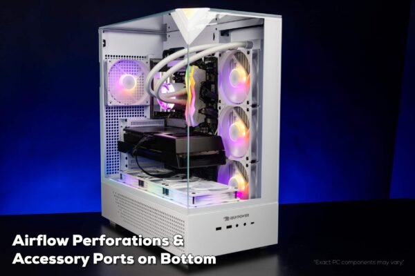 e0d669fa-0657-4454-b7e8-abd991df0b5f.jpg iBUYPOWER - Element Gaming Desktop PC - AMD Ryzen 9 9900X, NVIDIA GeForce RTX 5070 12GB, 32GB DDR5 RGB,2TB NVMe - White