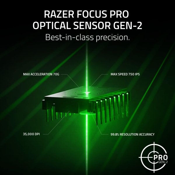 fb1b6816-c5cc-4740-ae1a-f07ecec84e25.jpg Razer - Viper V3 Pro Ultra-Lightweight Optical Gaming Mouse with 95 Hour Battery Life - Wireless - Black